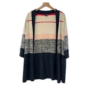 Torrid Striped Knit Sweater Cardigan - Size 2X